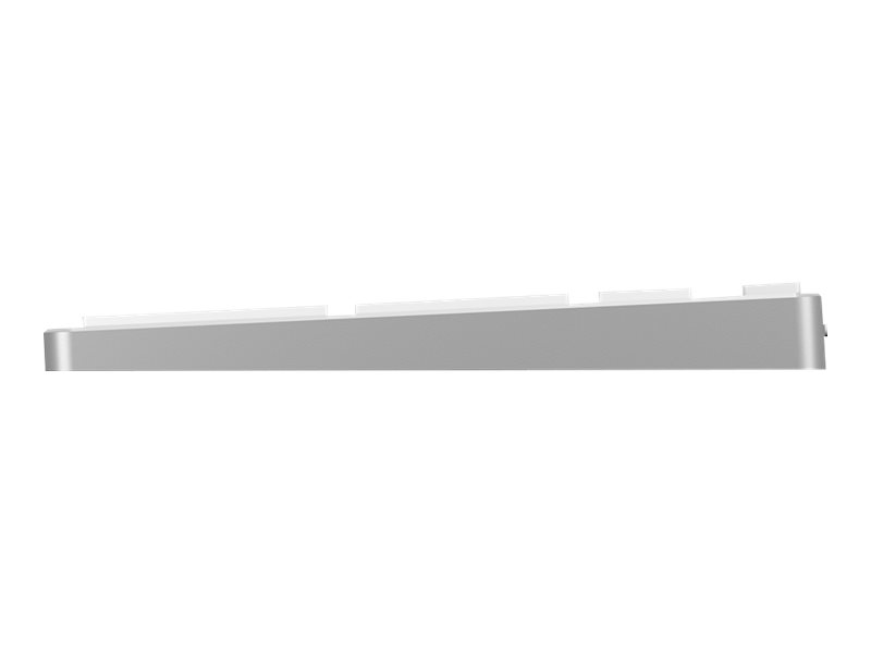 RaidSonic KeySonic KSK-8022BT - Tastatur - QWERTZ - Deutsch - Silber Eingabegerät
