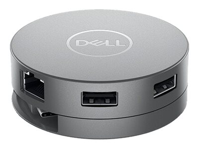 Dell Mobile Adapter DA310 - Dockingstation - USB-C - VGA
HDMI
DP
USB-C - GigE