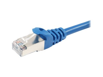 equip - Patch-Kabel - RJ-45 (M) zu RJ-45 (M) - 7.5 m - SFTP, PiMF - CAT 6a - halogenfrei, geformt, ohne Haken, verseilt - Blau