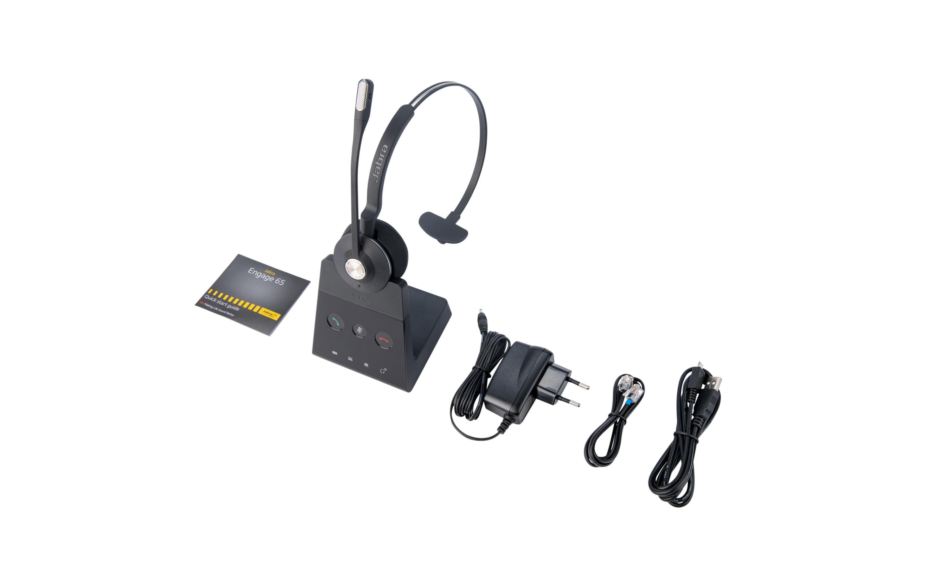 Jabra Engage 65 Mono - Headset - On-Ear - DECT - kabellos - für Engage 55 Mono