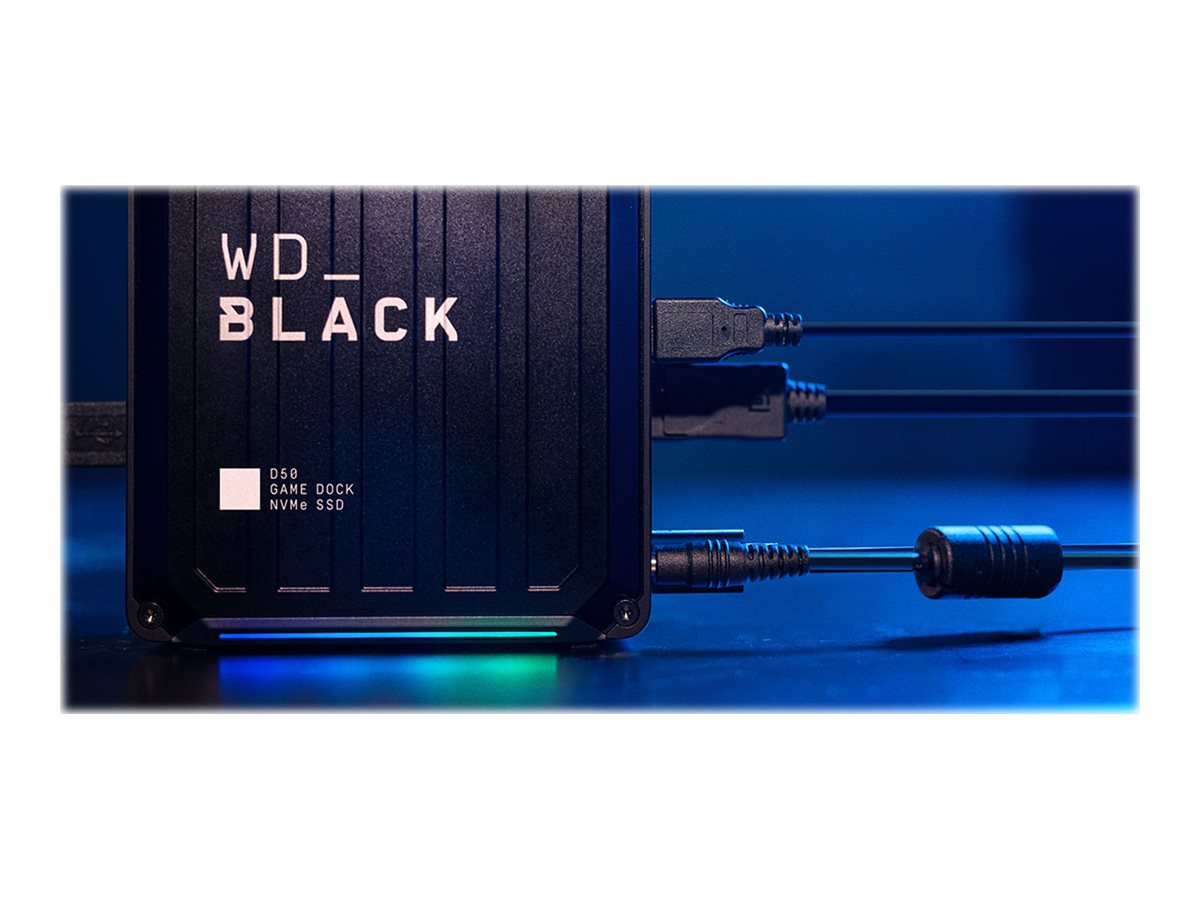 WD_BLACK D50 Game Dock WDBA3U0000NBK - Dockingstation - Thunderbolt 3 - DP
Thunderbolt - 1GbE