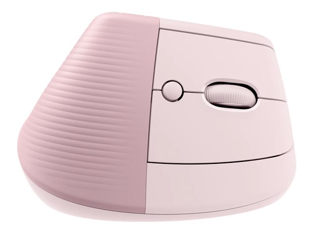 Logitech Lift Vertical Ergonomic Mouse - vertikale Maus - Bluetooth
2.4 GHz - rosé