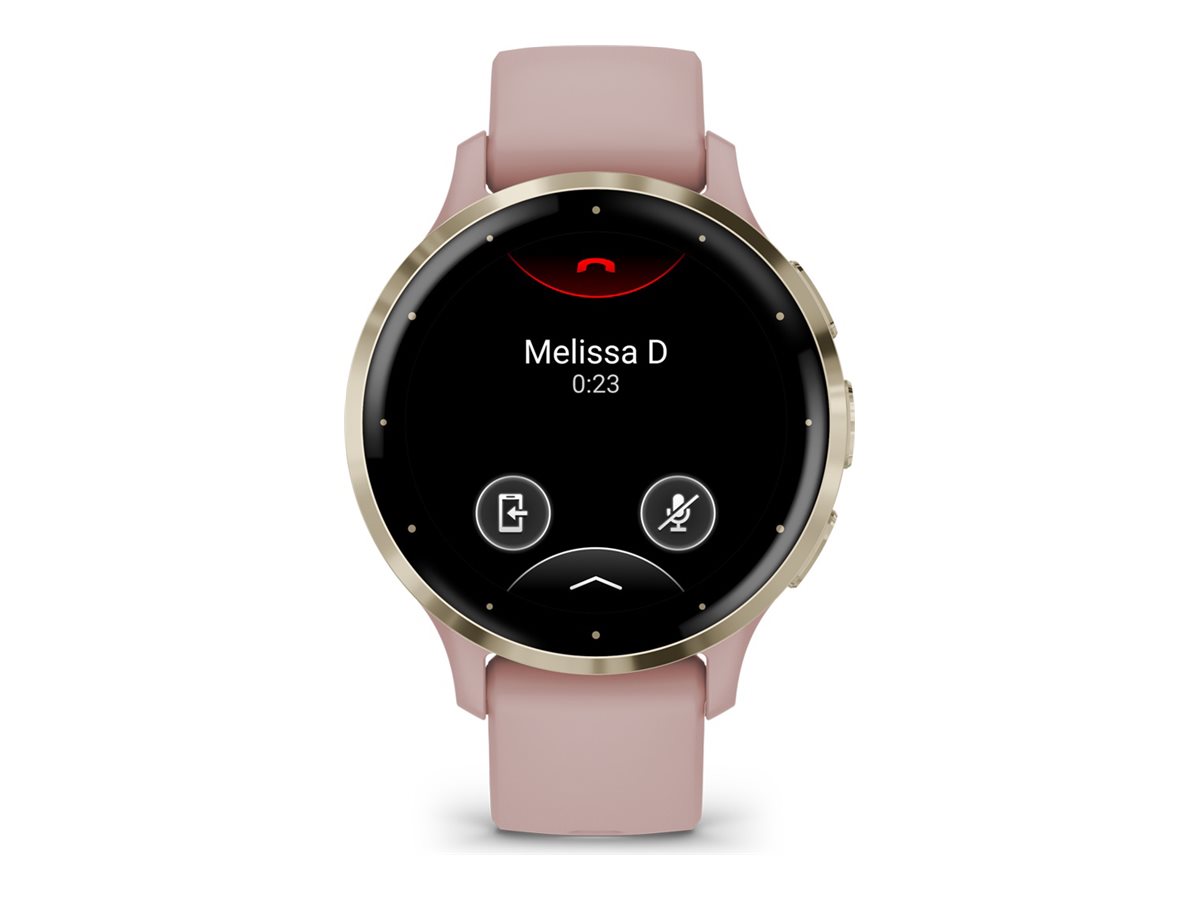 Garmin Venu 3S - Rosa - intelligente Uhr mit Band - 8 GB