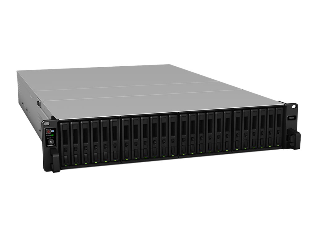 Synology FlashStation FS3600 - NAS-Server - 24 Schächte - Rack - einbaufähig - RAID 0, 1, 5, 6, 10, JBOD, RAID F1 - RAM 16 GB - Gigabit Ethernet / 10 Gigabit Ethernet - iSCSI - 2U