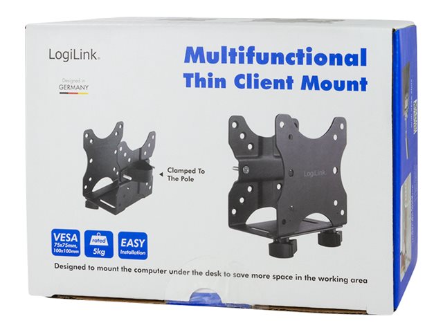 LogiLink - Montagekomponente - für Thin Client - Stangenbefestigung
