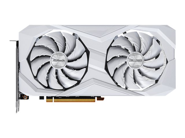 ASRock Challenger Radeon RX 6600 8GB - Grafikkarten - Radeon RX 6600 - 8 GB - weiß