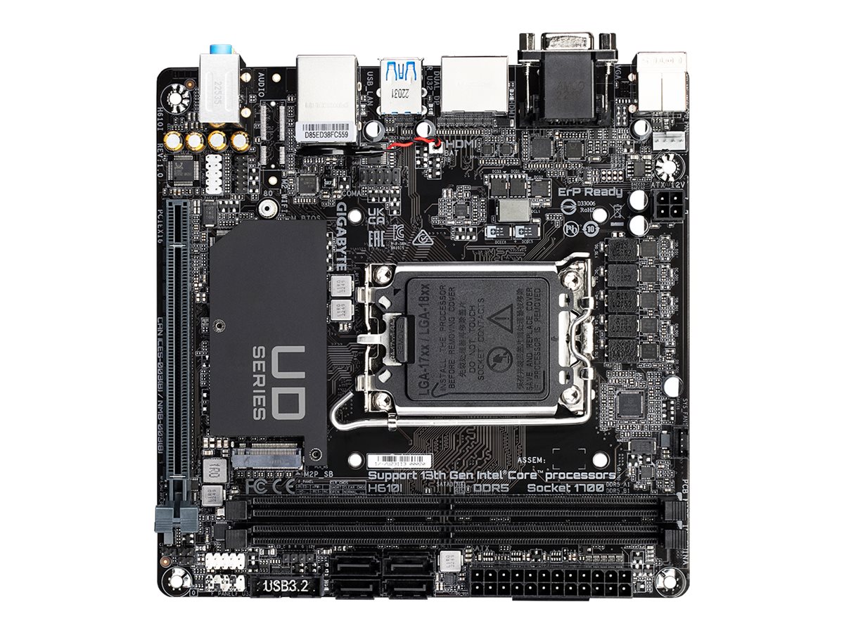 Gigabyte H610I - 1.0 - Motherboard - Mini-ITX - LGA1700-Sockel - H610