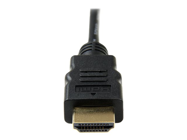 StarTech.com 2 m High Speed HDMI-Kabel mit Ethernet - HDMI auf HDMI Micro - Stecker/Stecker - HDMI-Kabel mit Ethernet - HDMI männlich zu 19 pin micro HDMI Type D männlich - 2 m - Schwarz