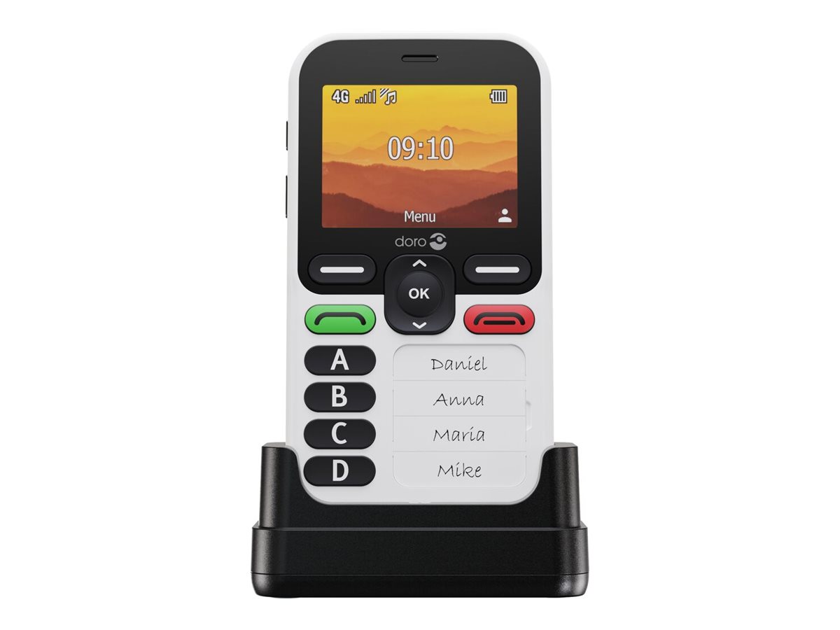 DORO Leva X10 - Schwarz / Weiß - 4G Feature Phone - 128 MB - GSM