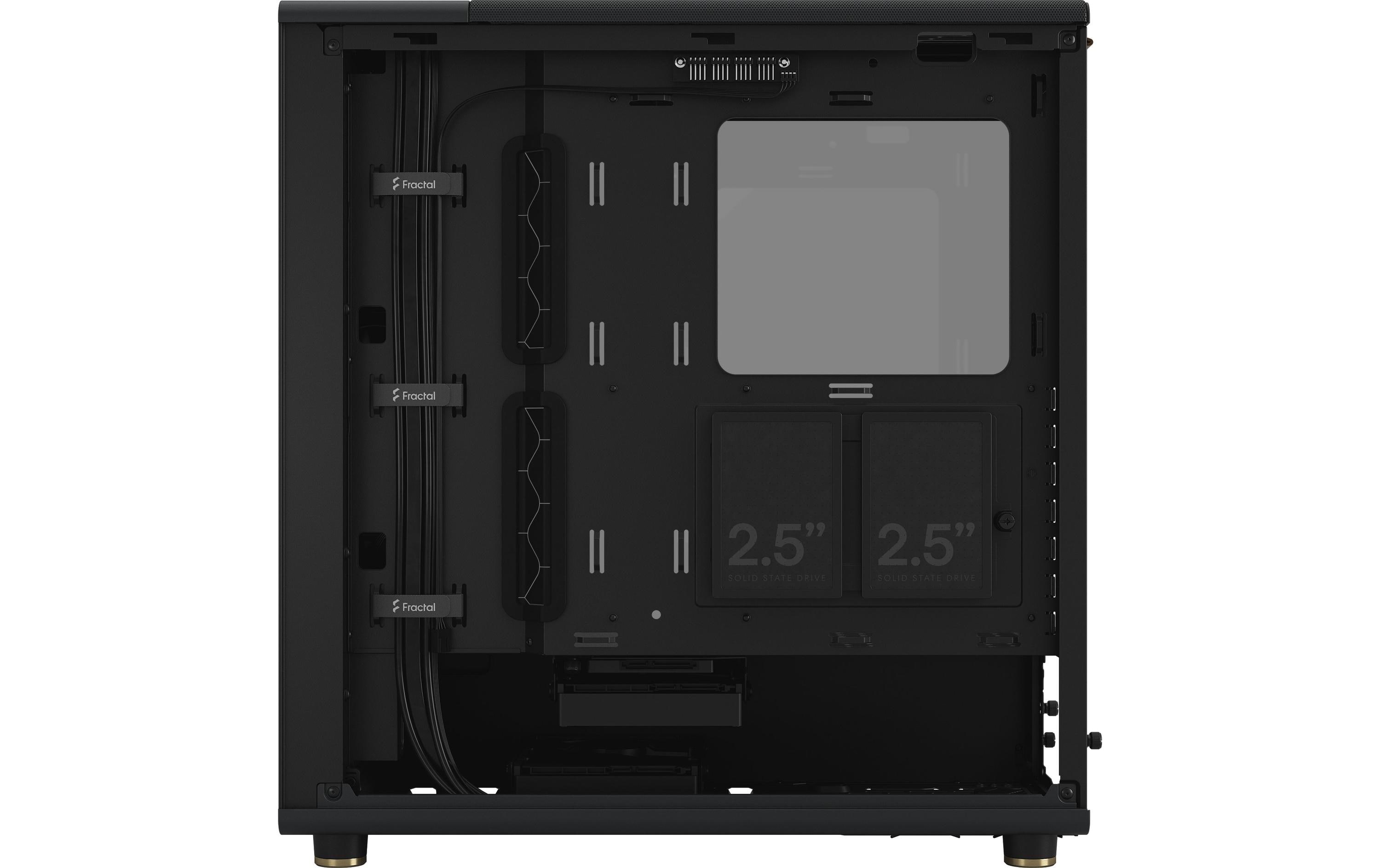 Fractal Design PC-Gehäuse North TG Schwarz