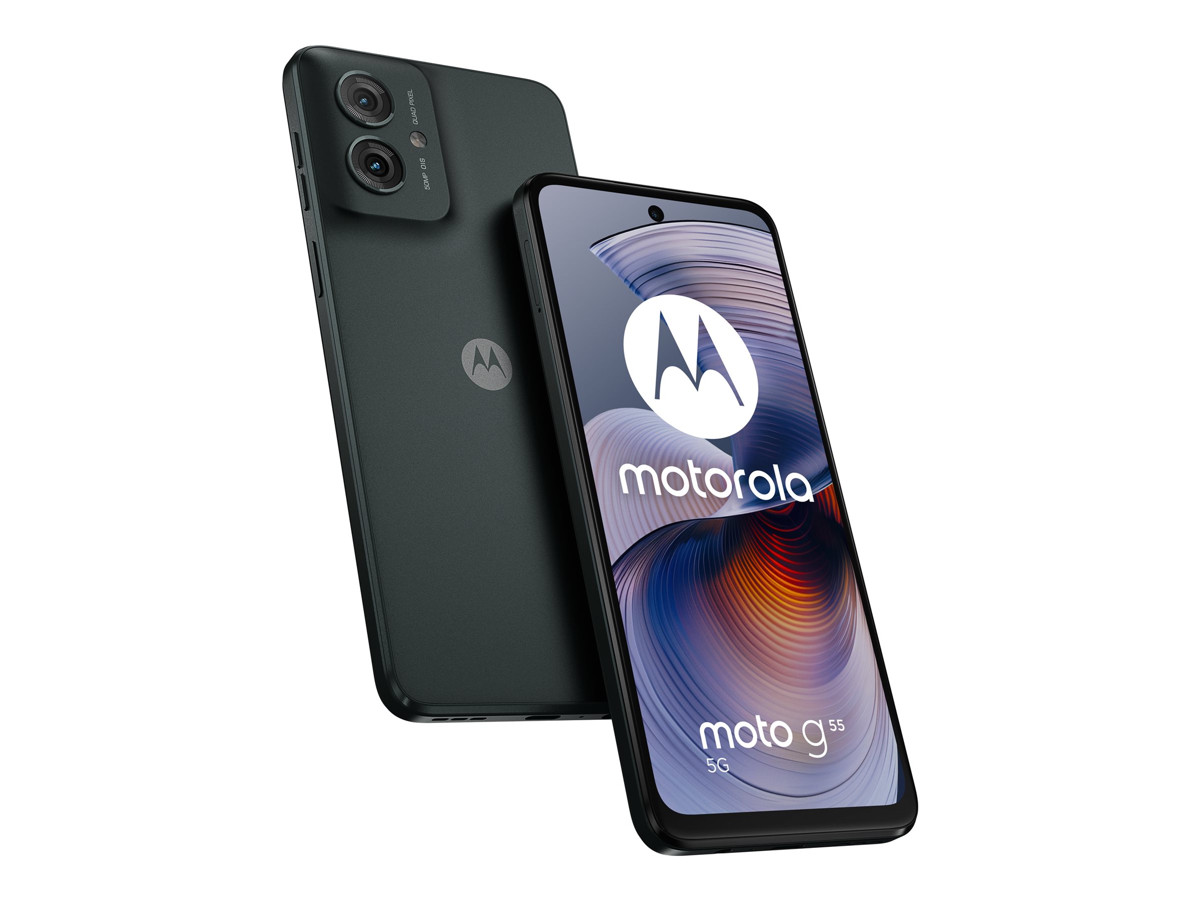 Motorola Moto G55 - Forest Gray - 5G Smartphone - 256 GB - GSM