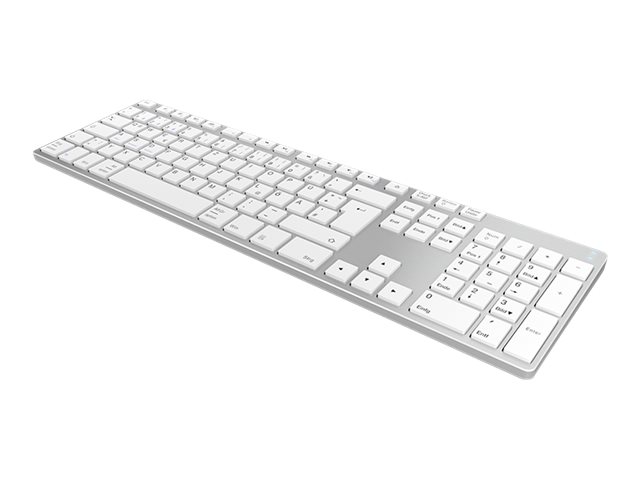 RaidSonic KeySonic KSK-8022BT - Tastatur - QWERTZ - Deutsch - Silber Eingabegerät