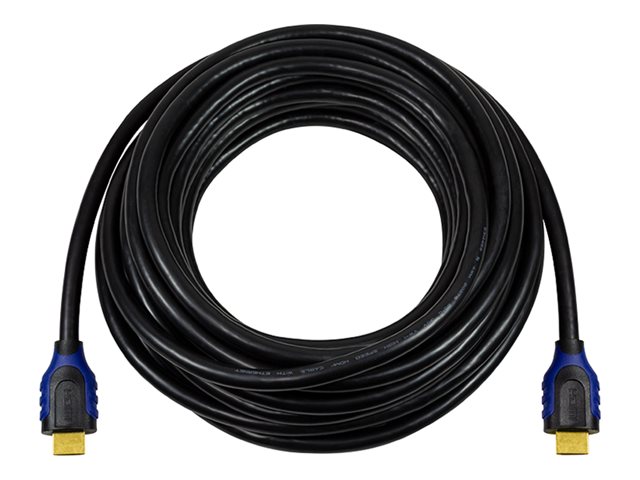 LogiLink High Speed with Ethernet - HDMI-Kabel mit Ethernet - HDMI männlich zu HDMI männlich - 7.5 m - Schwarz - 4K Unterstützung