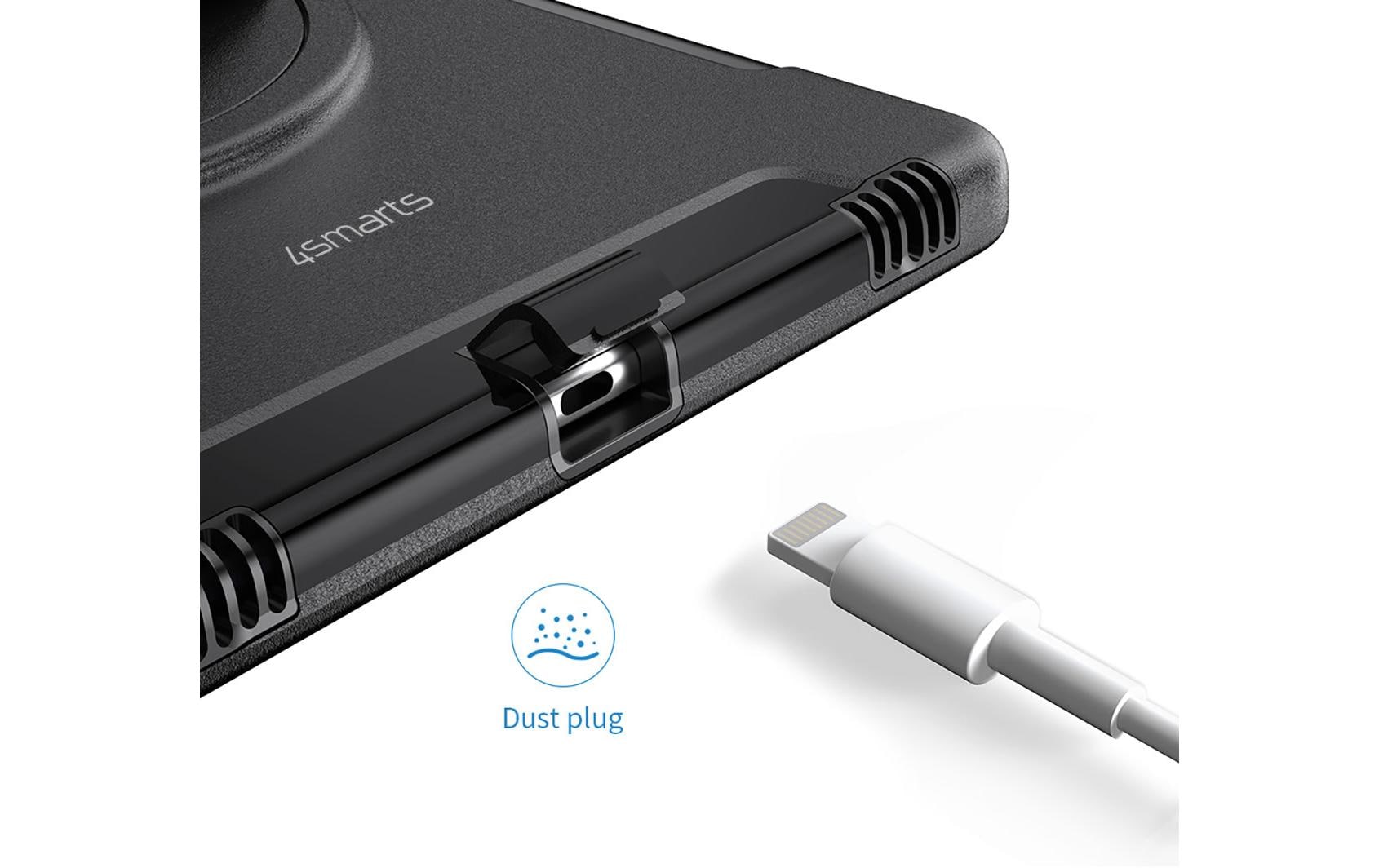 4smarts GRIP - Hintere Abdeckung für Tablet - Polycarbonat, Thermoplastisches Polyurethan (TPU) - Schwarz - für Apple 10.9-inch iPad (10. Generation)