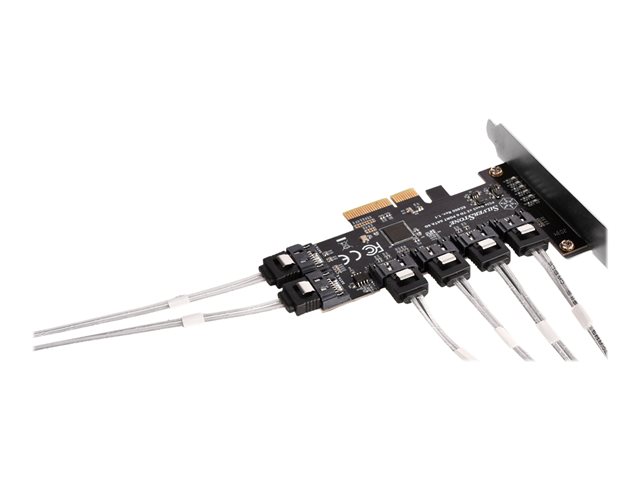 SilverStone ECS06 - Speicher-Controller - SATA 6Gb/s - PCIe 3.0 x2