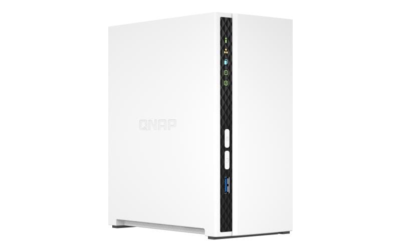 QNAP TS-233 - NAS-Server - 2 Schächte - SATA 6Gb/s - RAID 0, 1, JBOD - RAM 2GB - Gigabit Ethernet - iSCSI Support (TS-233)