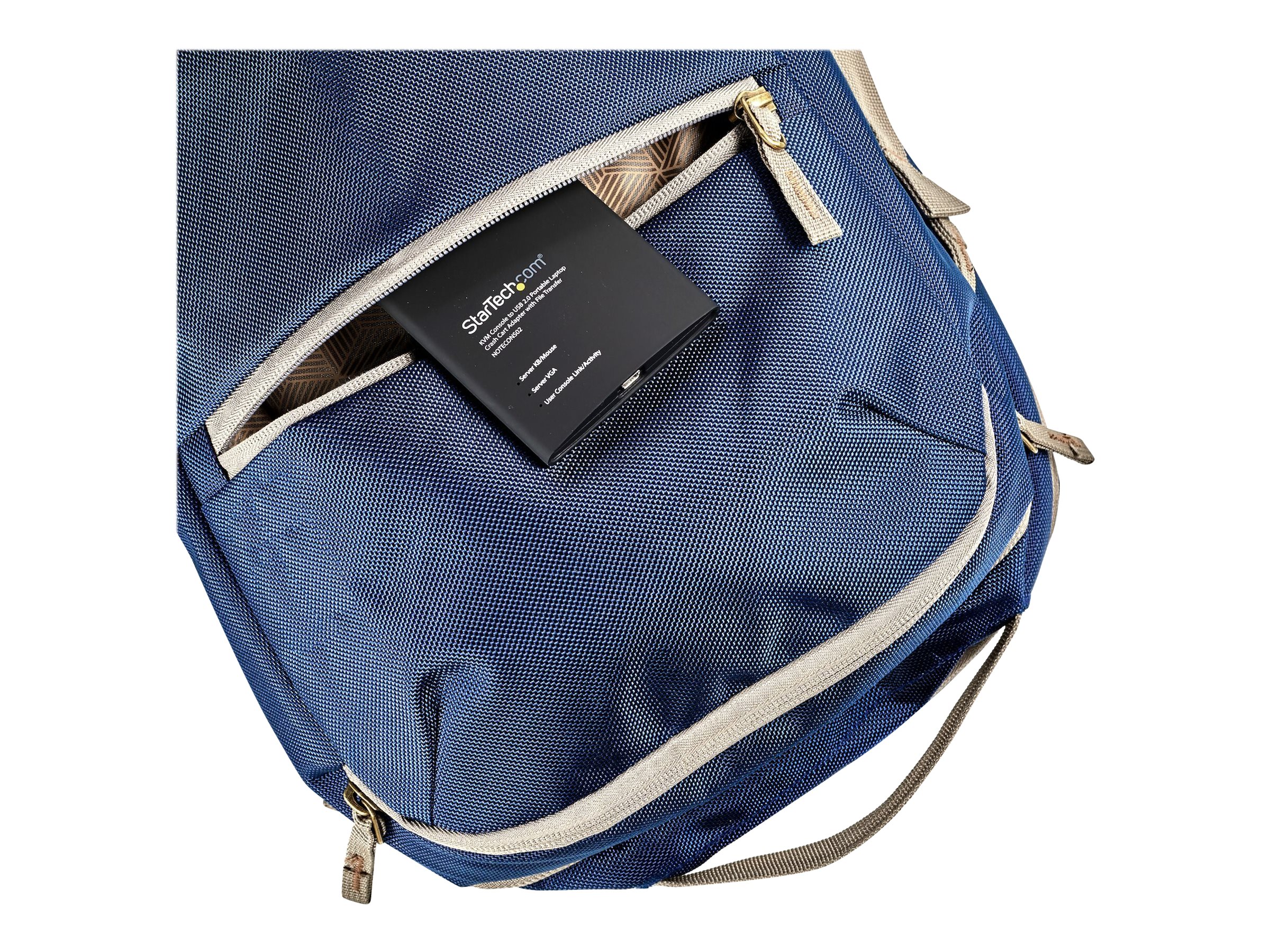 StarTech.com USB 2.0 KVM Konsole - Mobiler Laptop Crash Cart Adapter mit Datenübertragung und Videoaufnahme - Portable USB KVM Konsole - KVM-Switch - 1 x KVM port(s) - 1 lokaler Benutzer - Desktop