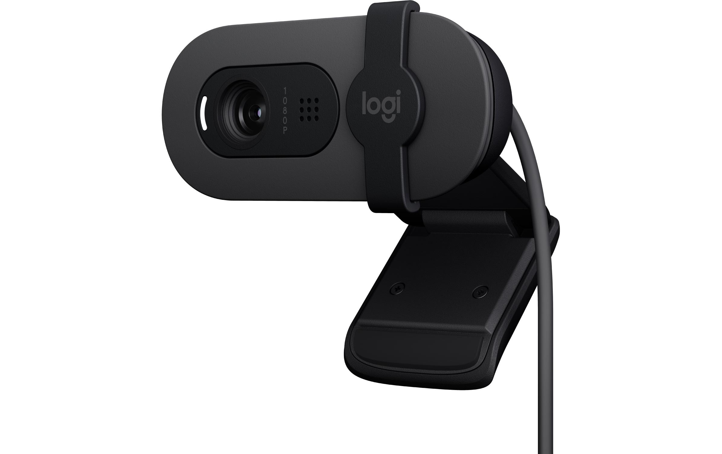 Logitech BRIO 100 - Webcam - Schwarz - 2 MP - 1920 x 1080 - 1080p, 720p - Audio - USB