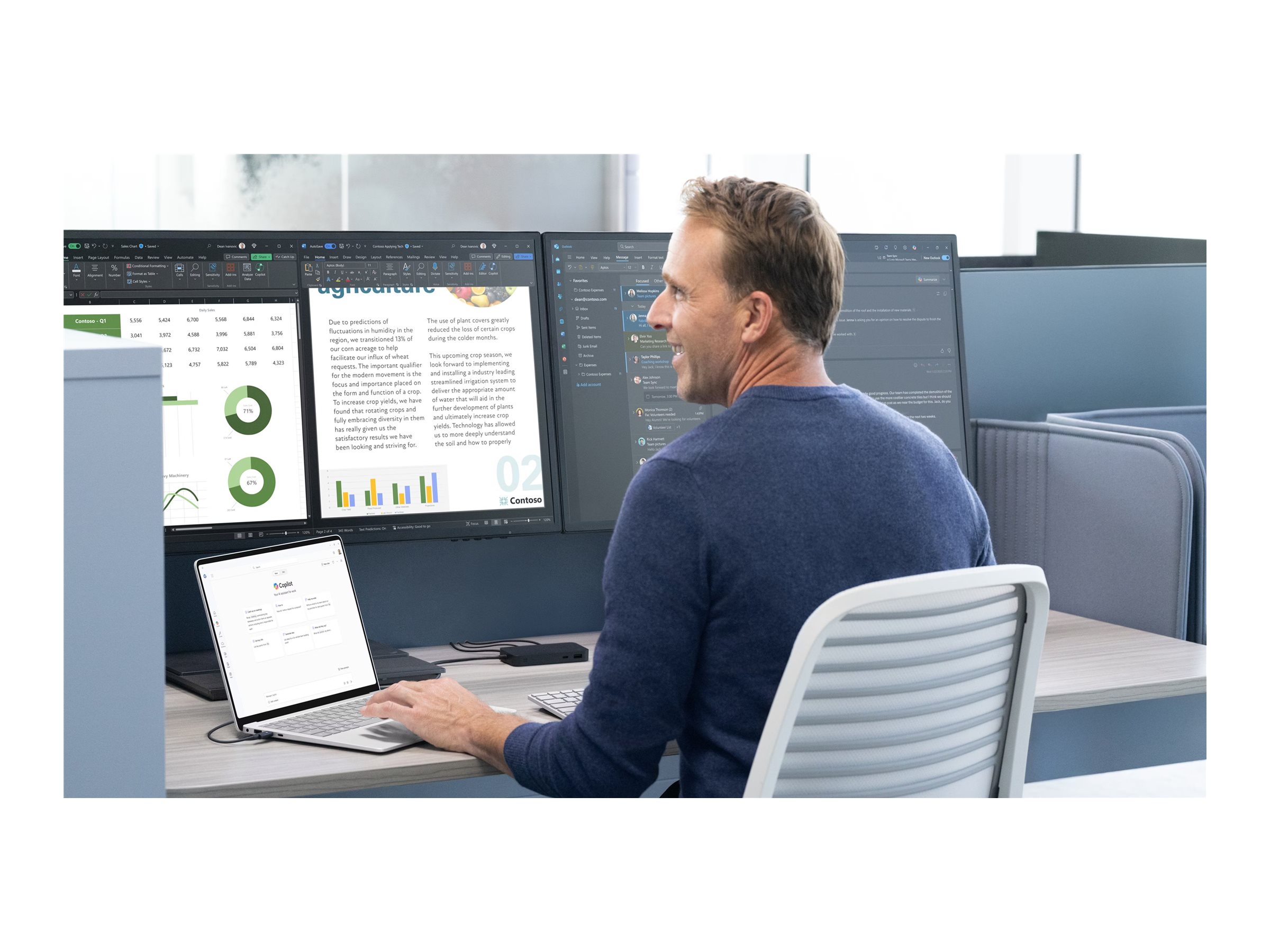 Microsoft Surface Laptop Copilot+ PC for Business - 7th Edition - 35.1 cm (13.8") - Core Ultra 7 268V - 32 GB RAM - 1 TB SSD - Deutsch/Österreichisch