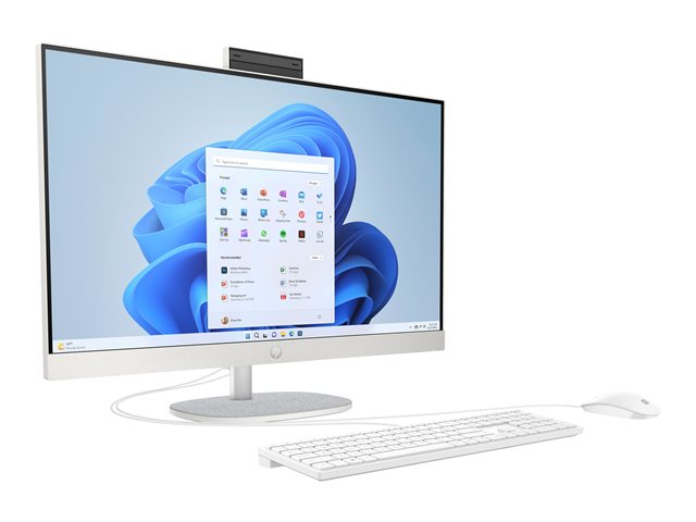 HP 27-cr0007ng - All-in-One (Komplettlösung) - Ryzen 5 7520U 2.8 GHz - 16 GB - SSD 512 GB - LED 68.6 cm (27") - Deutsch