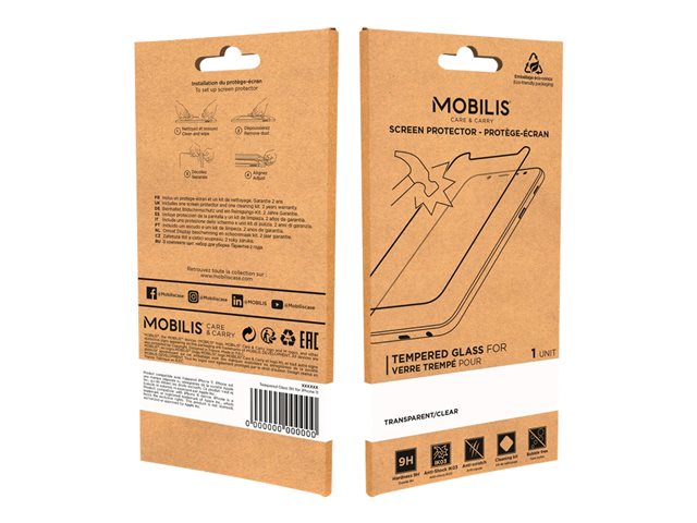 Mobilis - Bildschirmschutz für Handy - Glas - klar - für Samsung Galaxy A32 5G
