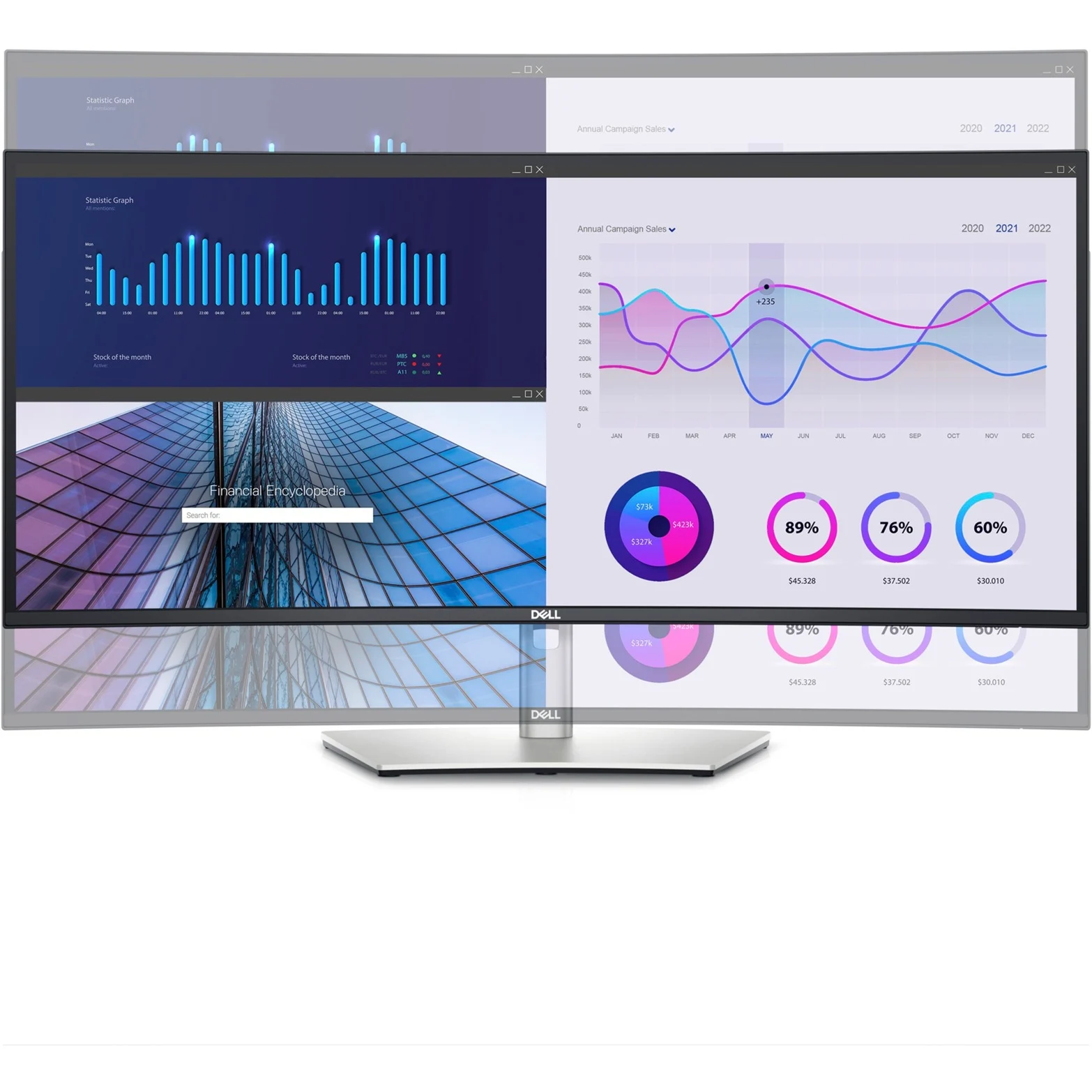 Dell UltraSharp U3423WE - LED-Monitor - gebogen - 86.7 cm (34.14")