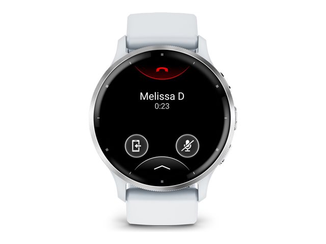 Garmin Venu 3 - verstärktes Polymer Whitestone - intelligente Uhr mit Band - 8 GB