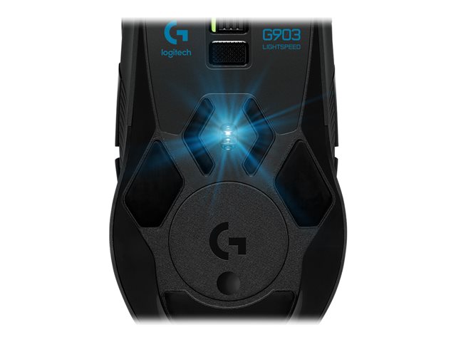 Logitech Wireless Gaming Mouse G903 LIGHTSPEED with HERO 16K sensor - Maus - USB
2.4 GHz