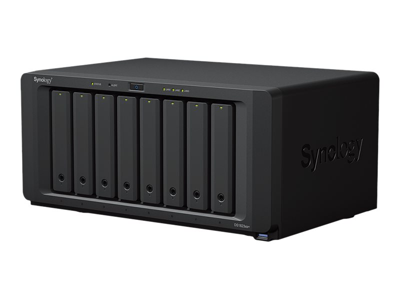 Synology Disk Station DS1823XS+ - NAS-Server - 8 Schächte - SATA 6Gb/s - RAID RAID F1, JBOD, RAID 0, 1, 5, 6, 10 - RAM 8 GB - Gigabit Ethernet / 10 Gigabit Ethernet - iSCSI Support