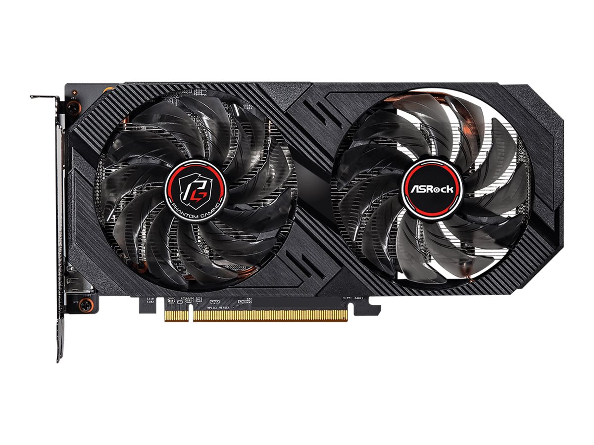 ASRock Phantom Gaming D Radeon RX 6500 XT 4GB OC - Grafikkarten - Radeon RX 6500 XT - 4 GB