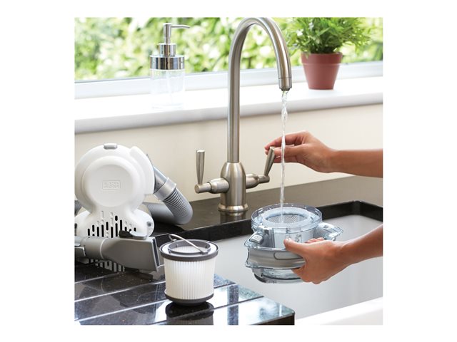 BLACK+DECKER DustBuster Flexi PD1820L - Staubsauger - Handstaubsauger - Black/Chrome