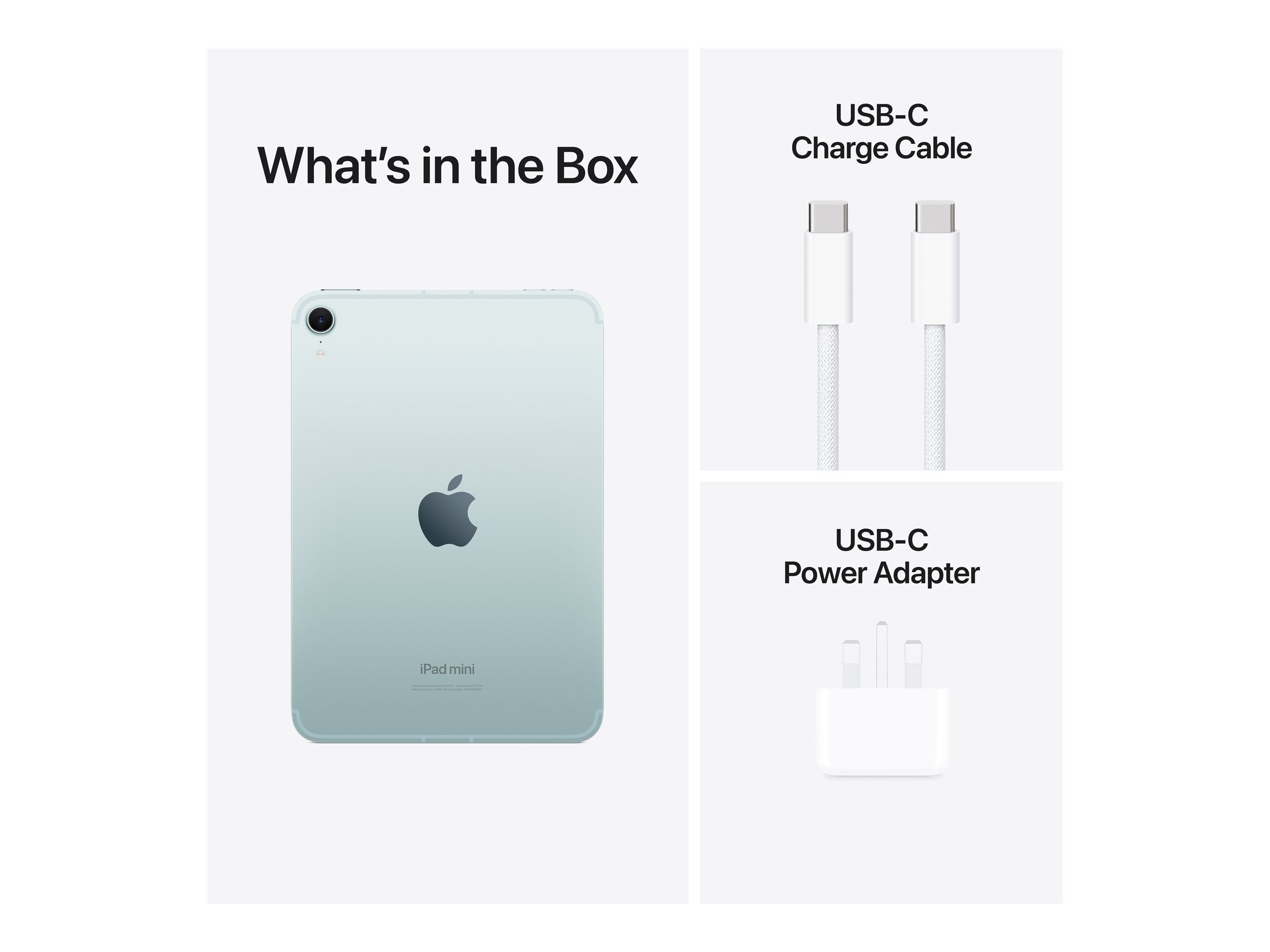 Apple iPad mini A17 Pro Wi-Fi + Cellular - Tablet - 256 GB - 21.1 cm (8.3") IPS (2266 x 1488) - 3G, 4G, 5G - Blau