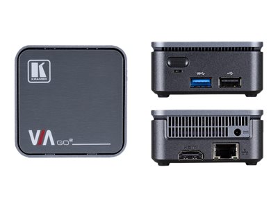 Kramer VIA GO² - Präsentationsserver - 1GbE - Wi-Fi 5 - Bluetooth - 2.4 GHz, 5 GHz