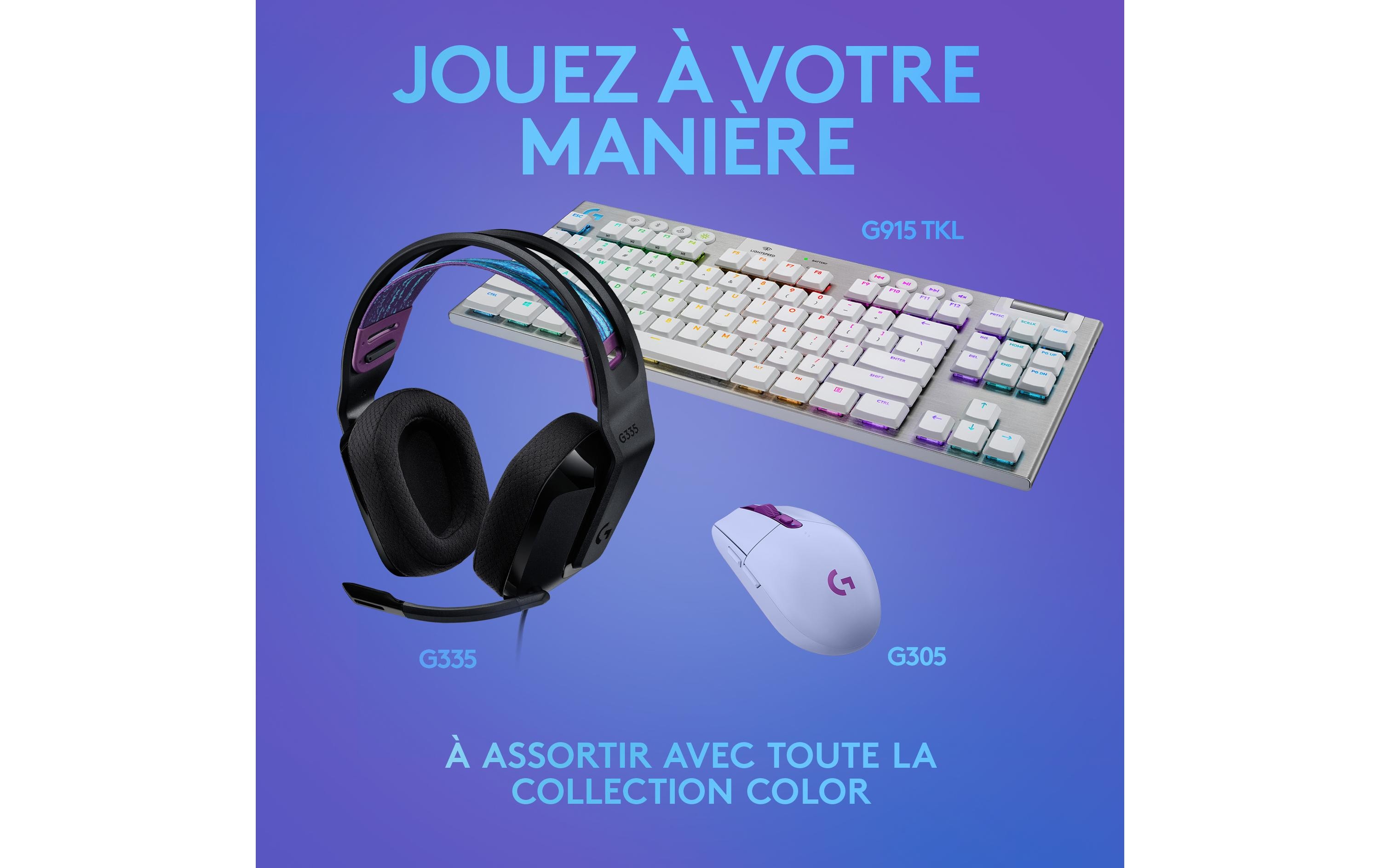 Logitech G G335 Wired Gaming Headset - Headset - ohrumschließend - kabelgebunden - 3,5 mm Stecker - Schwarz - Discord Certified