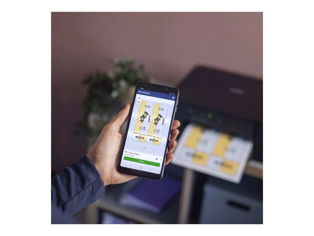 Brother DCP-J1260W - Multifunktionsdrucker - Farbe - Tintenstrahl - A4/Legal (Medien) - 150 Blatt - USB 2.0, Wi-Fi(n)