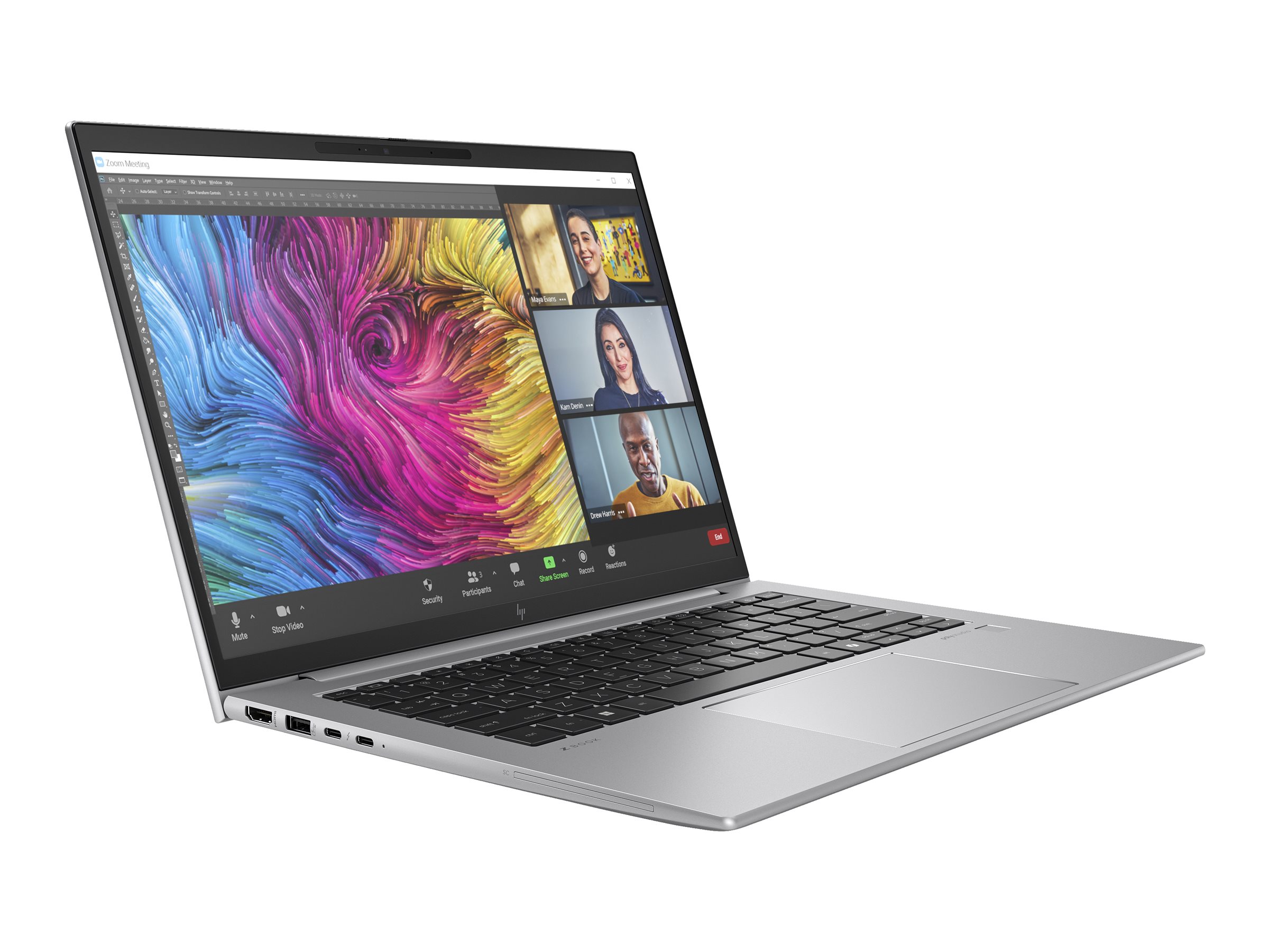 HP ZBook Firefly 14 G11 Mobile Workstation - 35.6 cm (14") - Core Ultra 7 165H - vPro - 64 GB RAM - 2 TB SSD - Deutsch - mit HP Wolf Pro Security Edition (1 Jahr)
