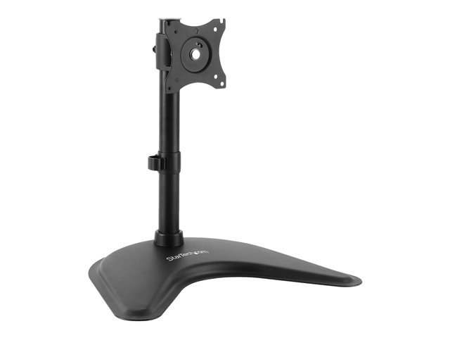 StarTech.com Vertikale Dual Monitorhalterung - Heavy Duty Stahl - Für VESA Monitore bis zu 27 Zoll - Verstellbarer zweifach Moniotrständer Aufstellung - für 2 Monitore - Schwarz