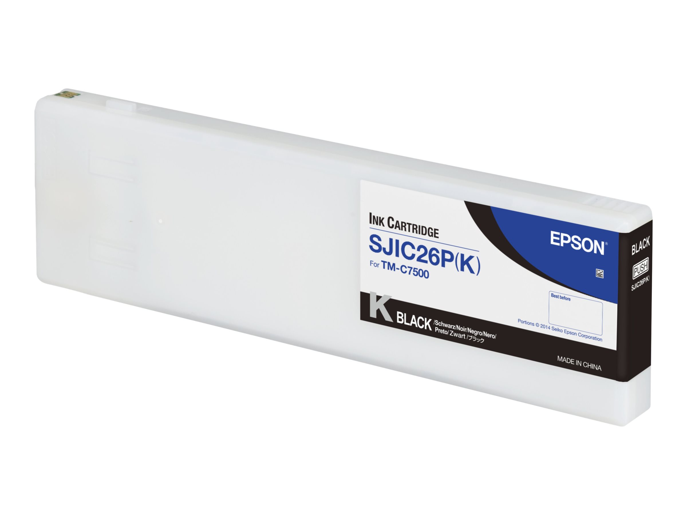 Epson SJIC26P(K) - Schwarz - original - Tintenpatrone