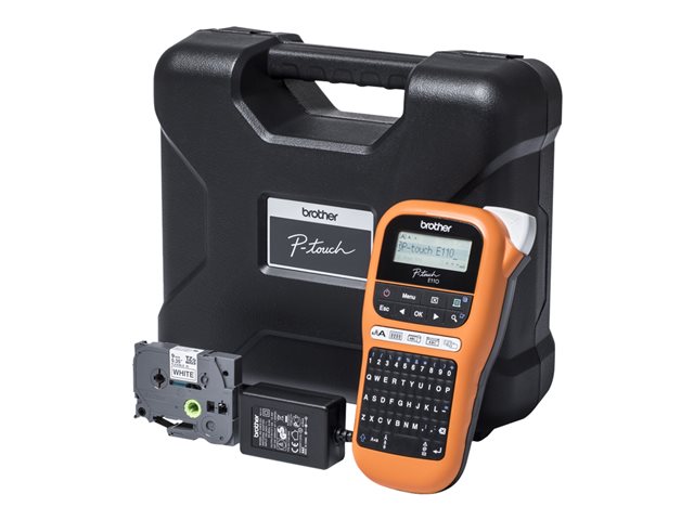 Brother P-Touch PT-E110VP - Beschriftungsgerät - s/w - Thermotransfer