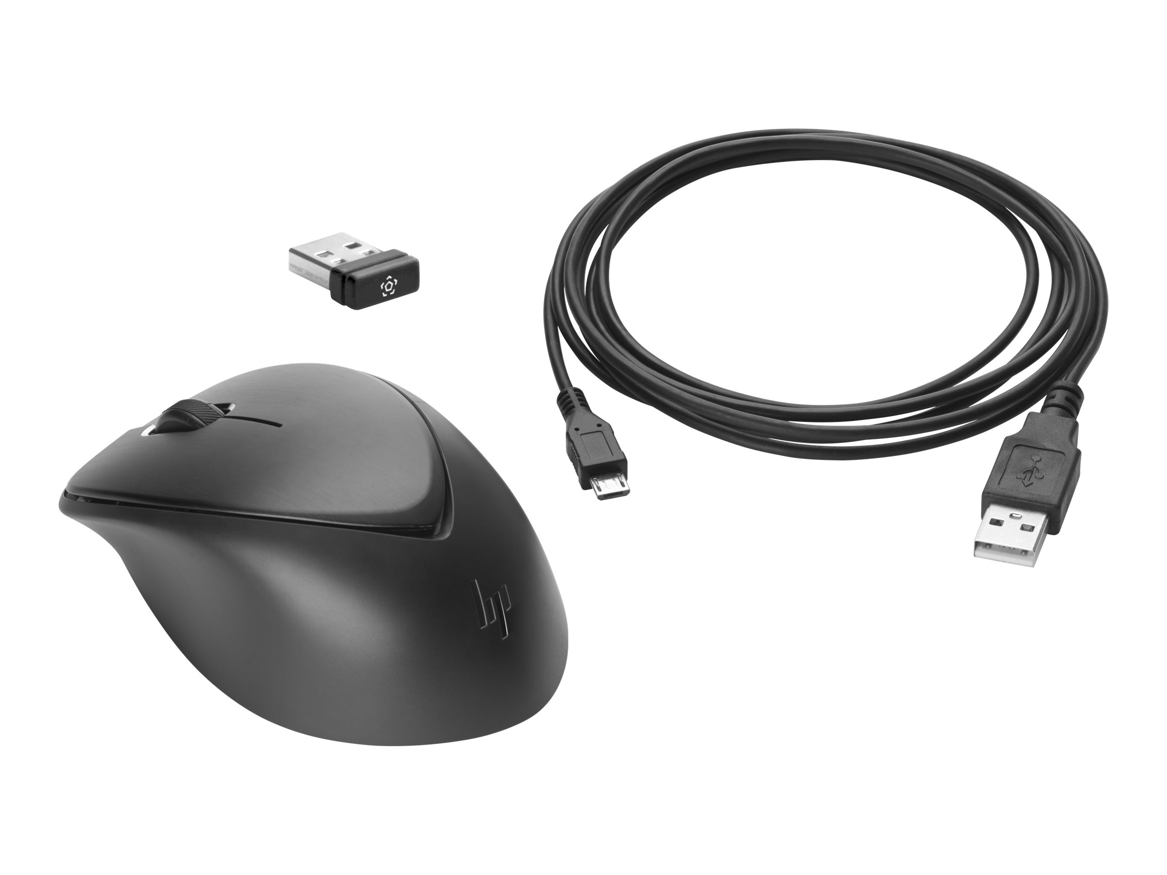 HP Premium - Maus - 2.4 GHz - Schwarz