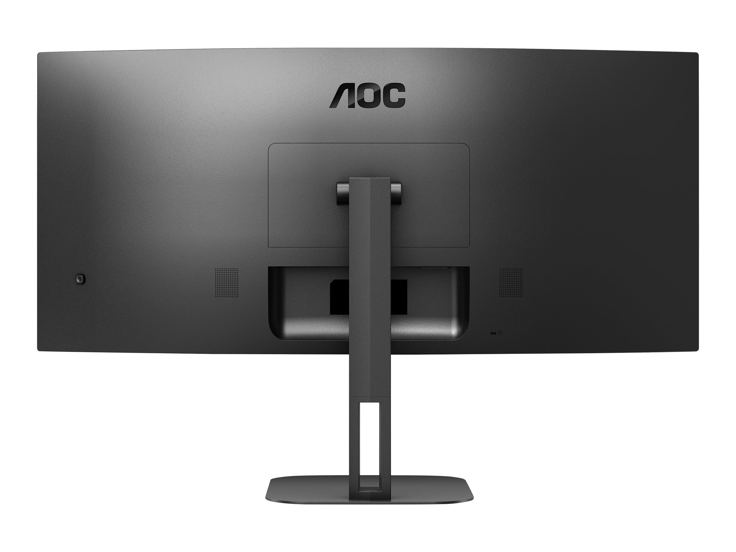 AOC Value-line CU34V5C/BK - V5 series - LED-Monitor - gebogen - 86.4 cm (34") - 3440 x 1440 WQHD @ 100 Hz - VA - 300 cd/m² - 3000:1 - 4 ms - HDMI, DisplayPort, USB-C - Lautsprecher - mattschwarz
