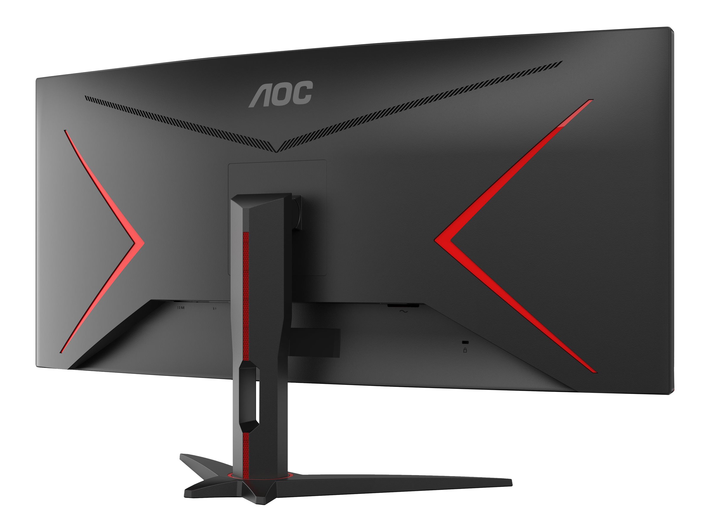 AOC Gaming CU34G2XE/BK - LED-Monitor - Gaming - gebogen - 86.4 cm (34") - 3440 x 1440 WQHD @ 144 Hz - VA - 4000:1 - HDR10 - 1 ms - HDMI, DisplayPort - Schwarz, Rot