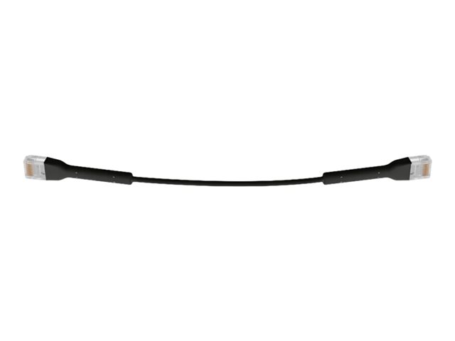 Ubiquiti UniFi - Patch-Kabel - RJ-45 (M) zu RJ-45 (M) - 10 cm - 3 mm - CAT 6 - geschirmt - Schwarz (Packung mit 50)