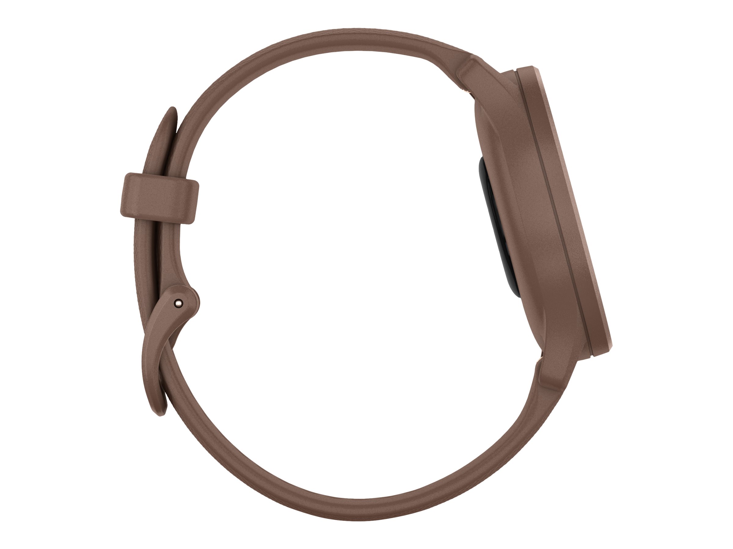 Garmin vívomove Sport - Mokkafarben mit perlgoldenen Akzenten - intelligente Uhr mit Band