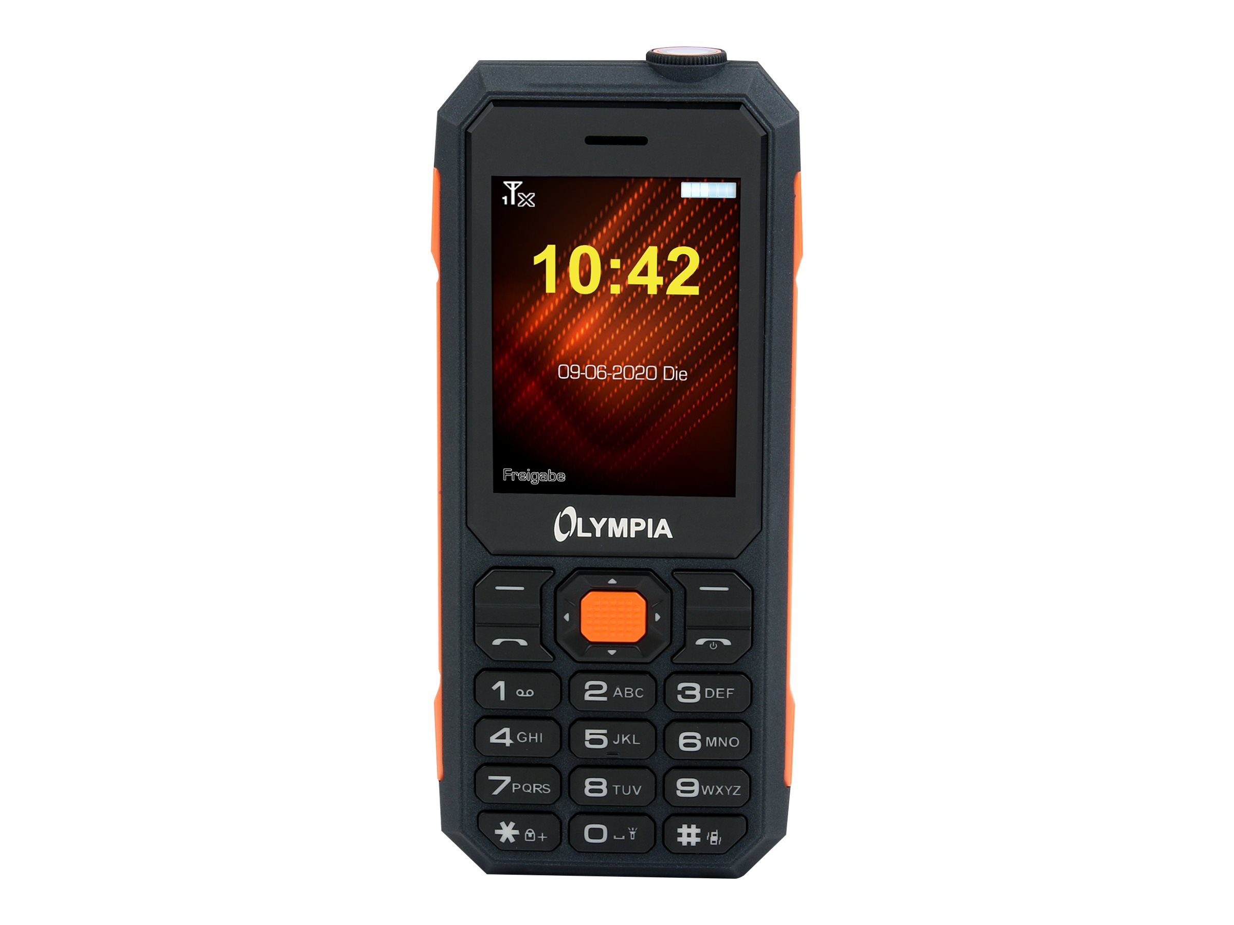 OLYMPIA Active - Schwarz
orange - Feature Phone - GSM