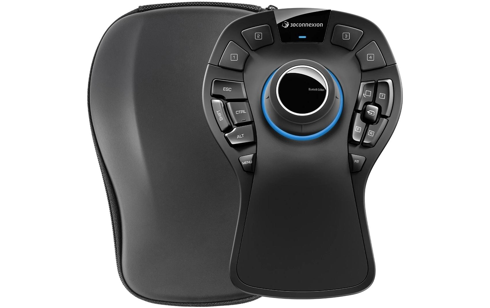 3Dconnexion SpaceMouse Pro Wireless - Bluetooth Edition - 3D-Maus - 2.4 GHz
Bluetooth
USB-C