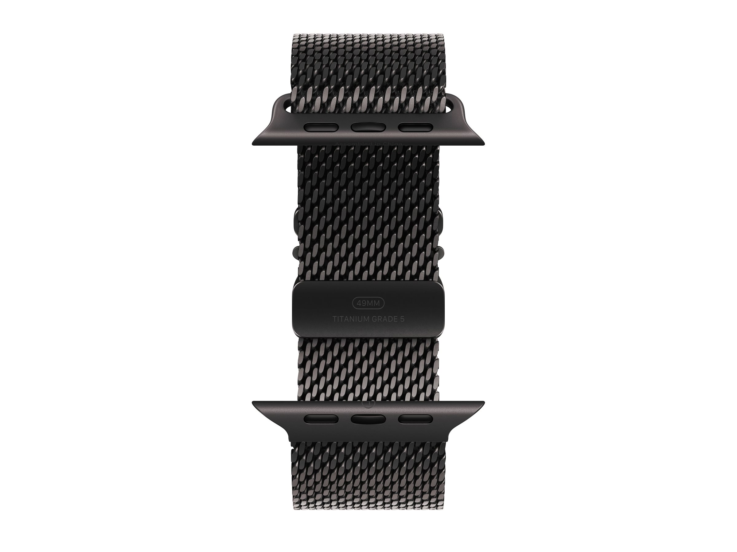 Apple Watch Ultra 3 GPS + Cellular 49mm Black Titanium Case with Black Titanium Milanese Loop - Medium