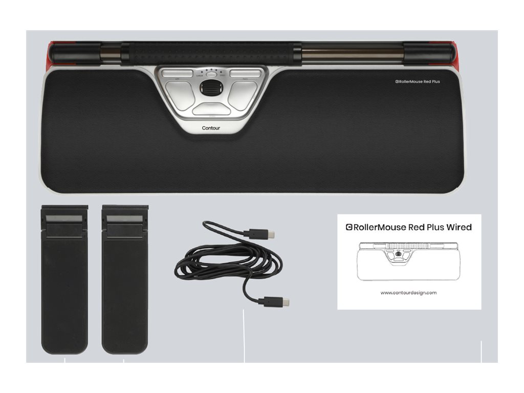 Contour RollerMouse Red Plus - zentrale Maus