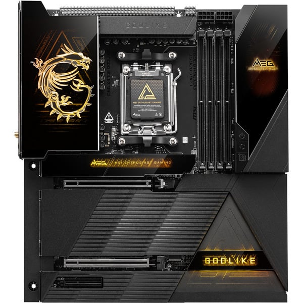 MSI MEG X870E Godlike Mainboard, Sockel AM5, AMD X870E, E-ATX, DDR5