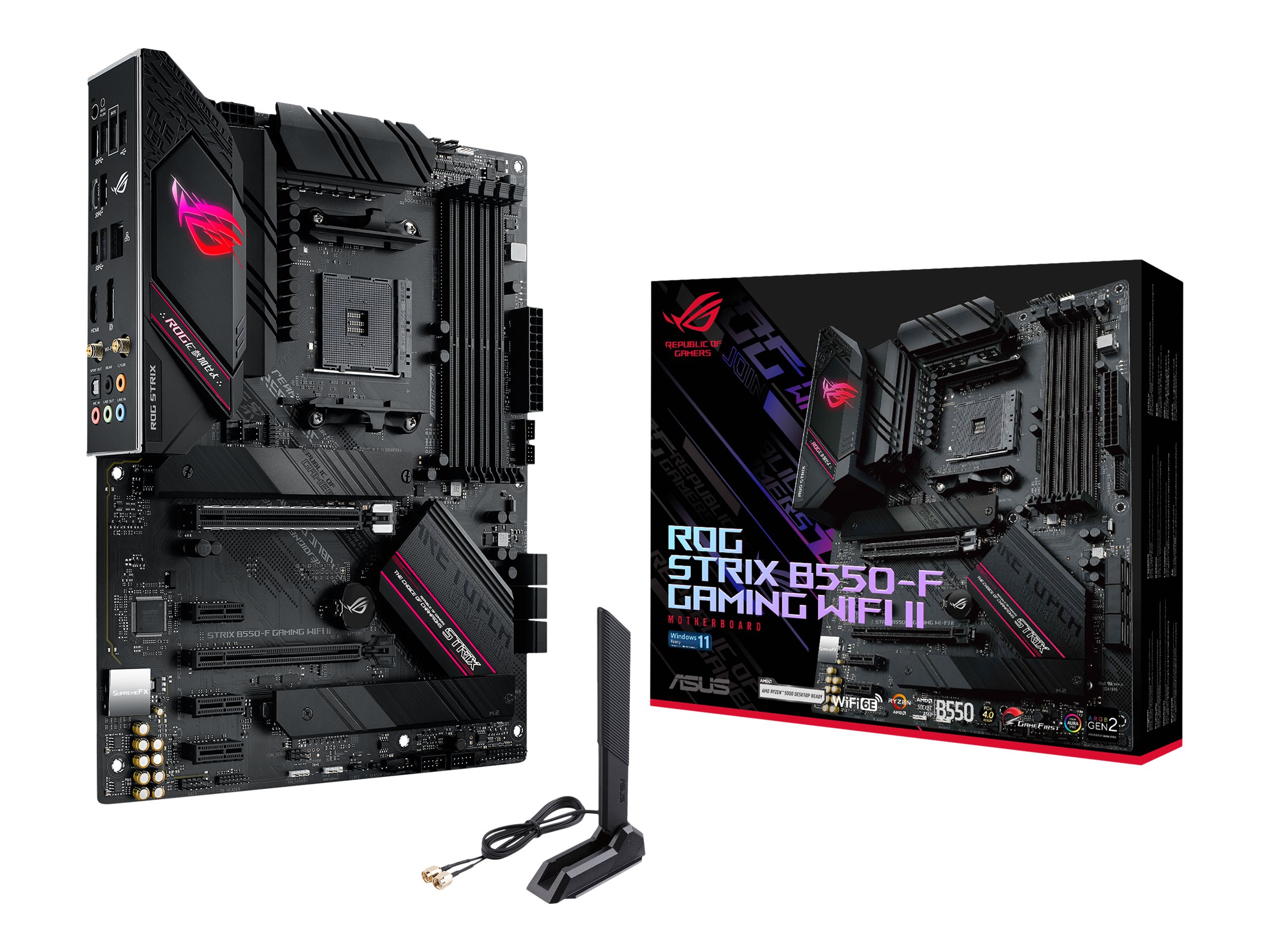 ASUS ROG STRIX B550-F GAMING WIFI II - Motherboard - ATX - Socket AM4 - AMD B550
